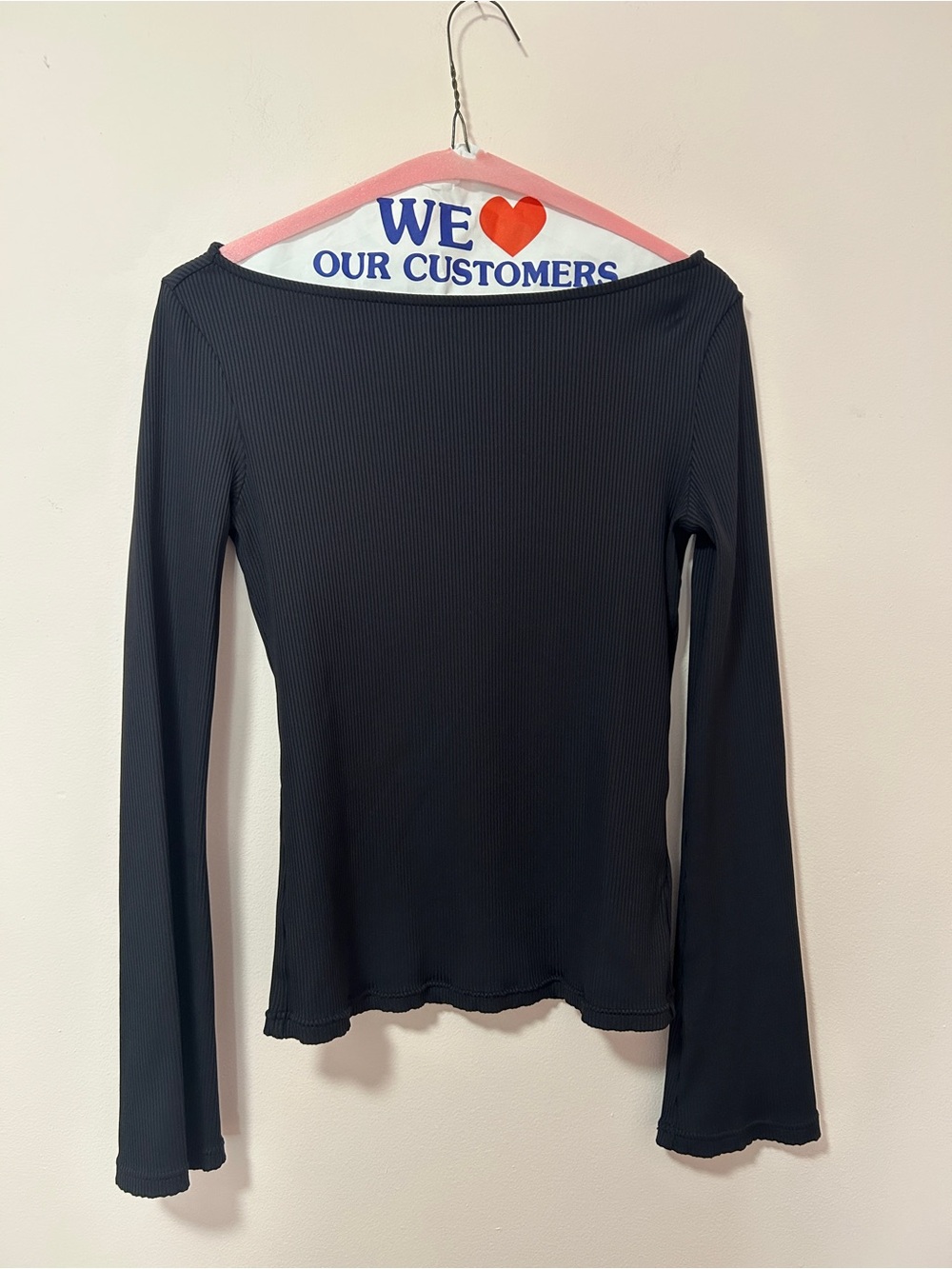 Anine Bing Brynn Top in Black Size Medium